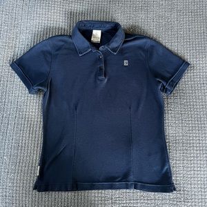 Nike dri fit navy polo size M